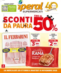 Anteprima dell'opuscolo Iperal volantino dal negozio Iperal valido da 28/10/2026