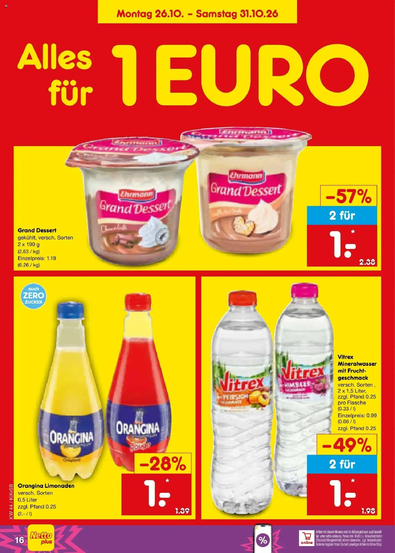 Vorschau von dem Prospekt des Geschäftes Netto Marken-Discount, gültig ab dem 26.10.2026