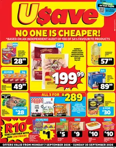 Preview of Usave flyer valid from 07/09/2026