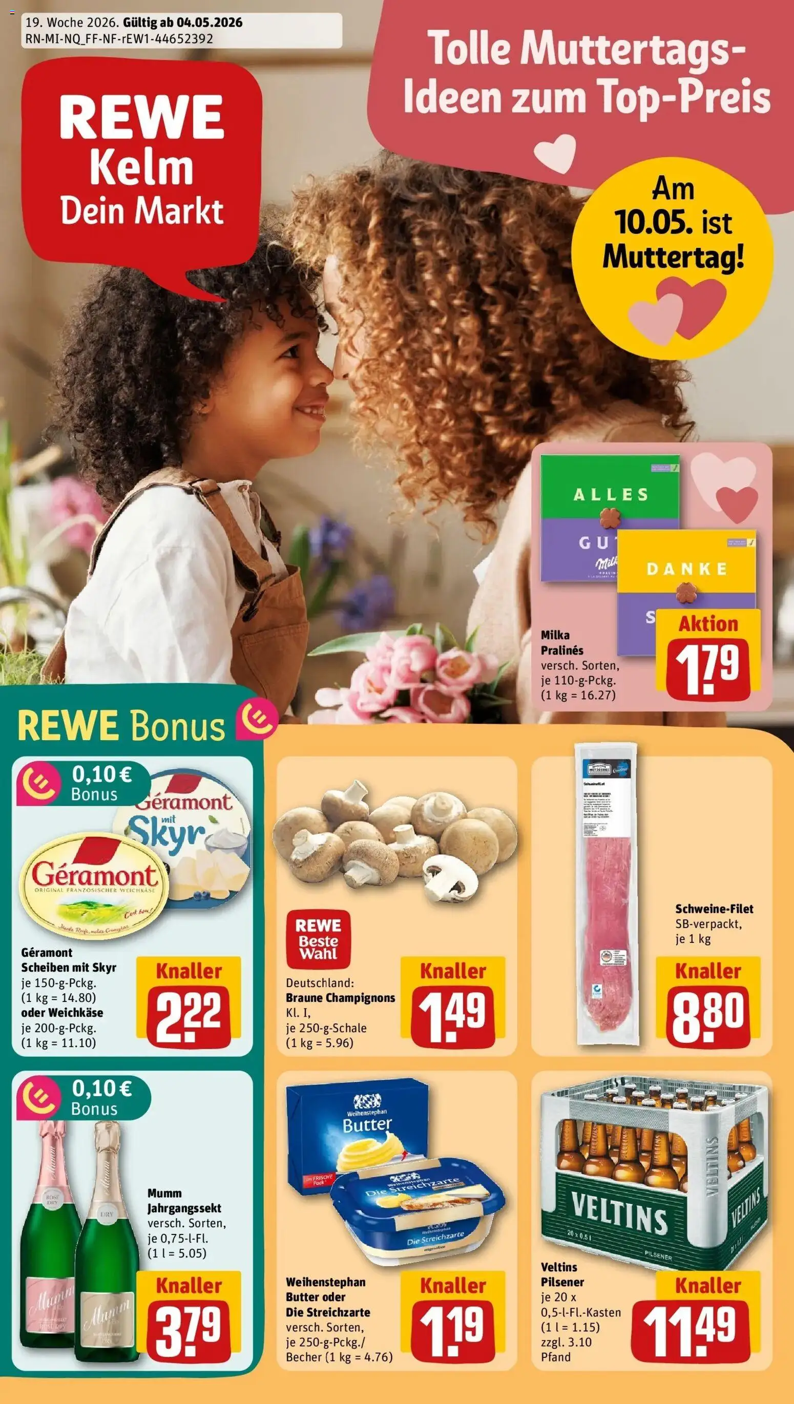 Vorschau von dem Prospekt des Geschäftes Rewe, gültig ab dem 04.05.2026