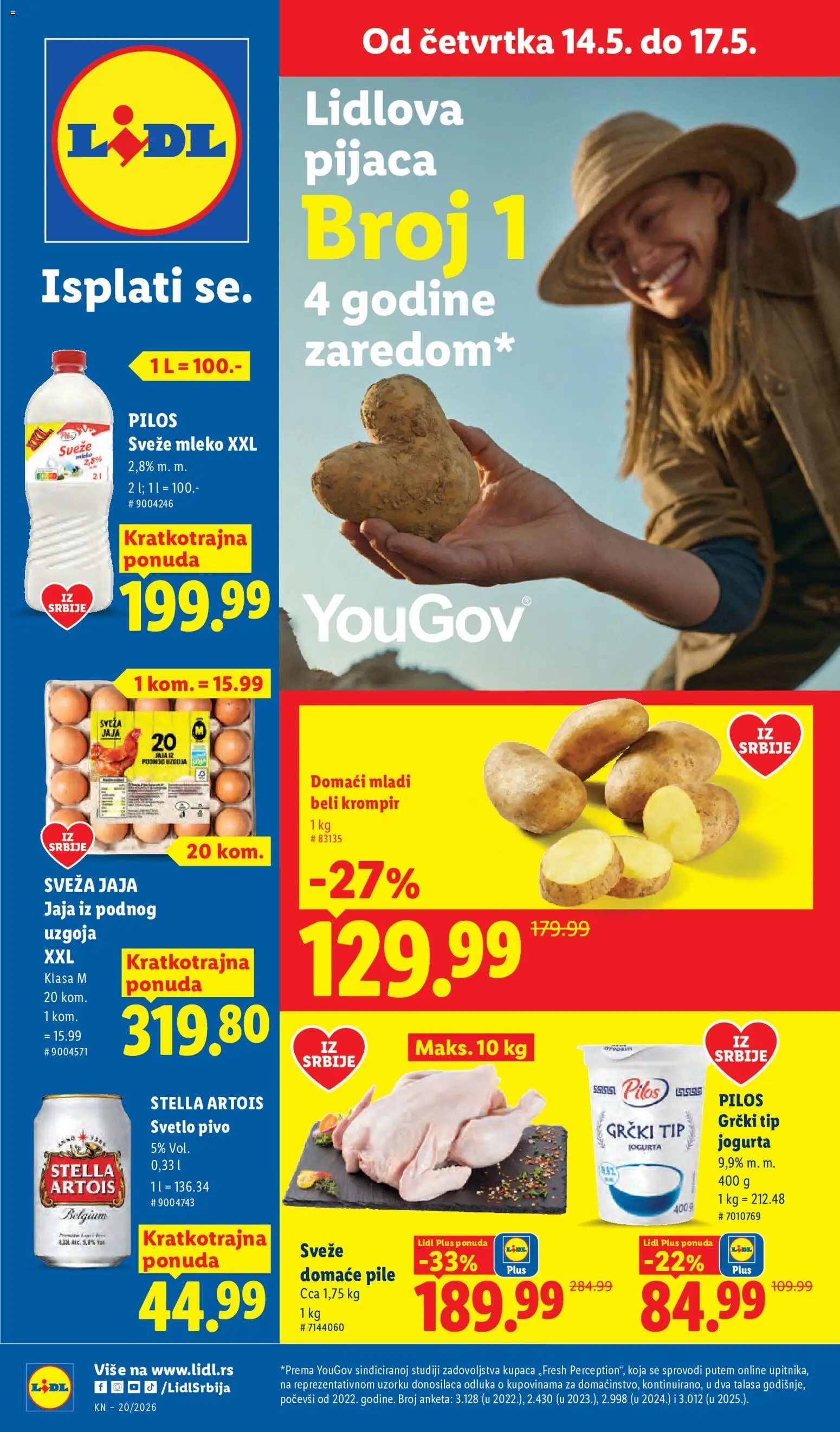 Pregled Lidl kataloga - važi od 14.05.2026