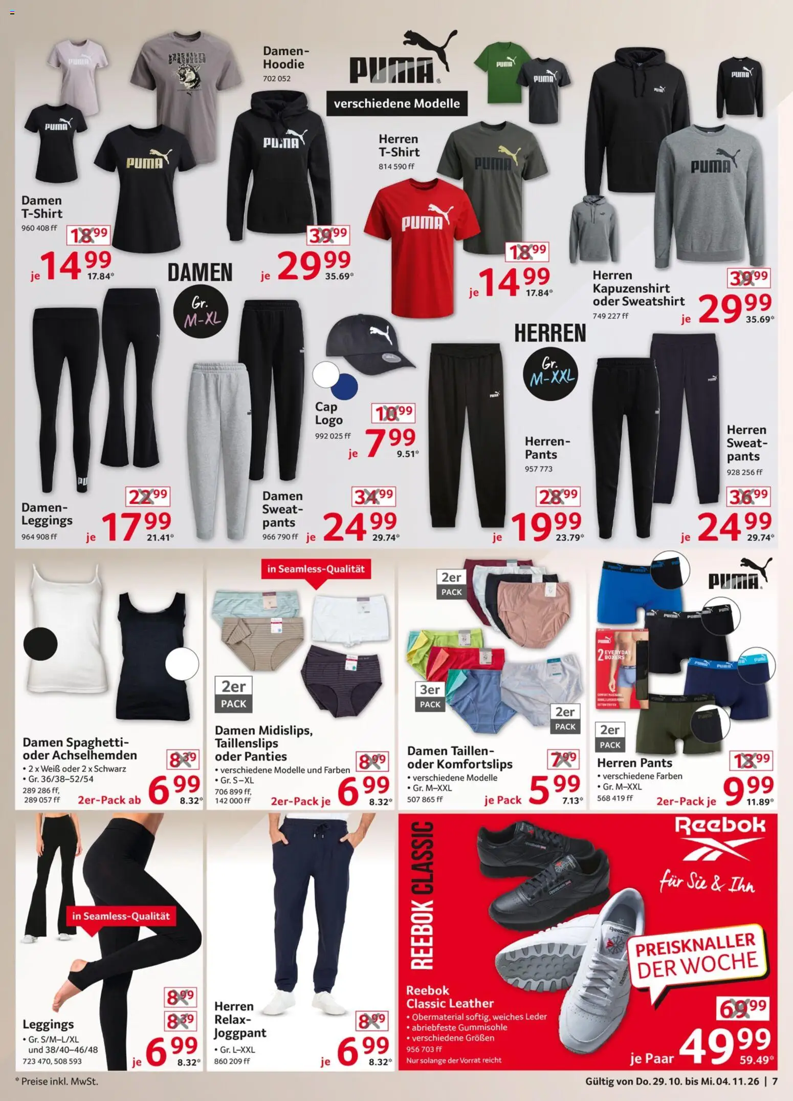 Vorschau von dem Prospekt des Geschäftes Selgros, gültig ab dem 29.10.2026 - Hoodie, Spaghetti, Sweatshirt, Leggings