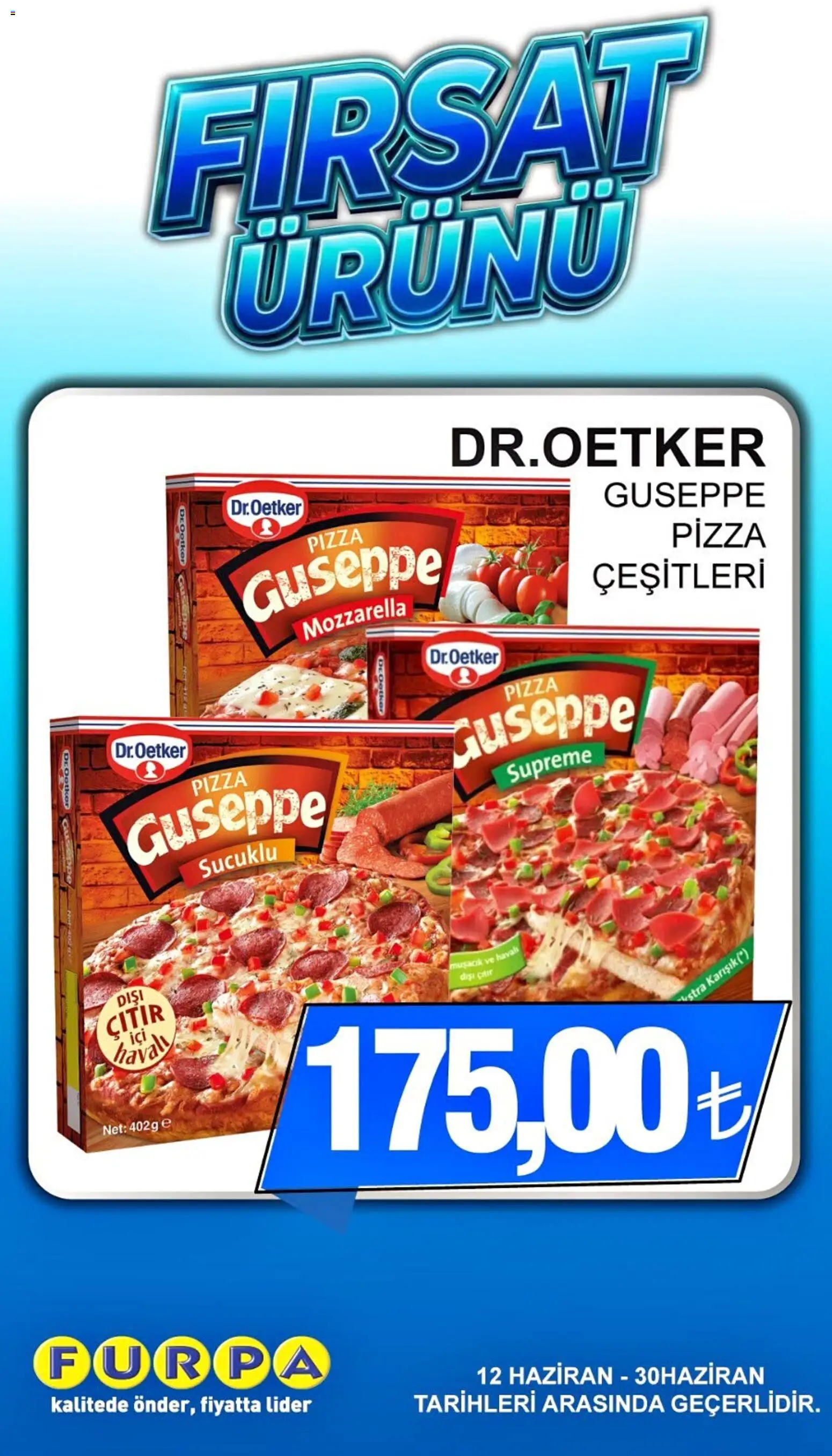 Furpa Furpa - Fırsat Ürünü 12.06.2026 - Broşürünün önizlemesi - Pizza