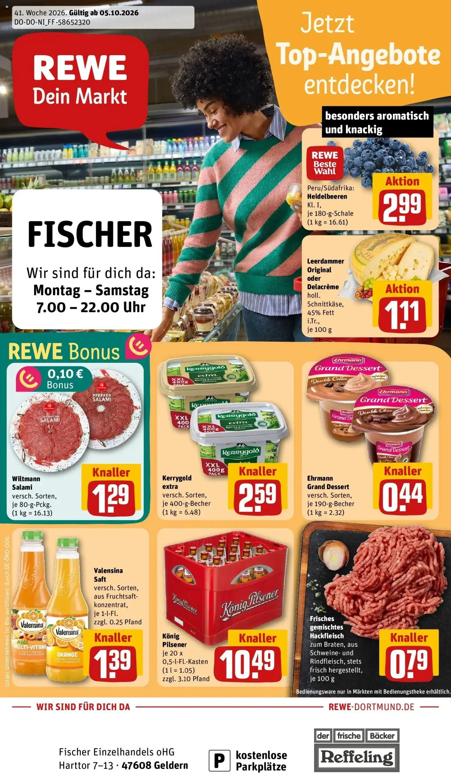 Vorschau von dem Prospekt des Geschäftes Rewe, gültig ab dem 05.10.2026