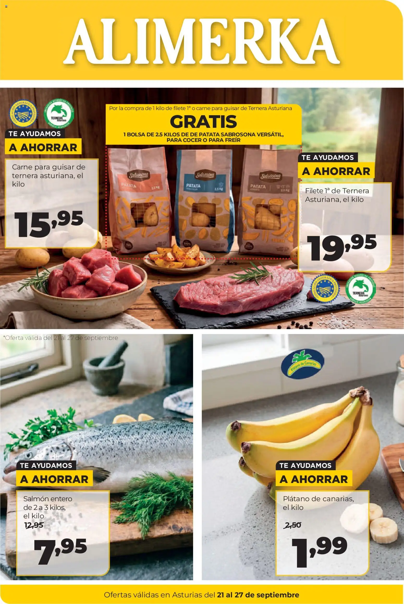 Vista previa del folleto de la tienda Alimerka válido desde el 21/09/2026 