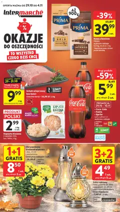 Pogląd gazetki "Intermarche gazetka" ze sklepu Intermarche ważnej od 29.10.2026