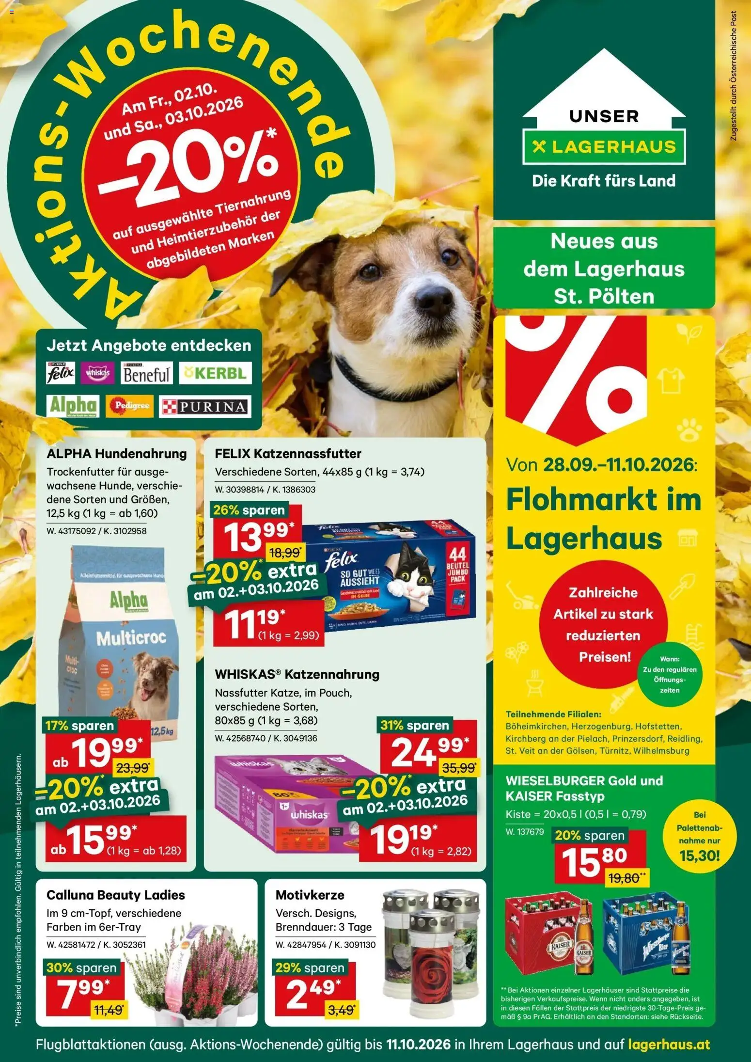 Vorschau der Angebote: Lagerhaus Lagerhaus Wochen Angebote gültig ab 28.09.2026