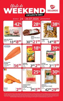 Previzualizarea de cataloage: Selgros Selgros Catalog Oferte de weekend valabil de la 24.07.2026