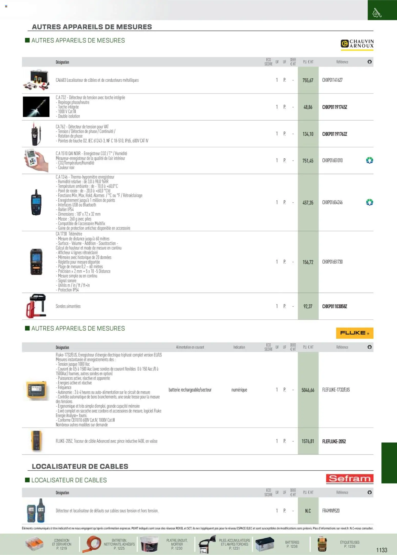 Prévisualisation de Brochure EPI, mesure, outillage, fixations et consommables du magasin Rexel formulaire valide 18/11/2025 - Livre, Batterie, Mortier, Piles, USB, Pince, Masse, Câble