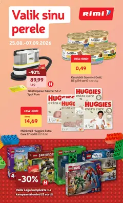 Rimi kliendilehe eelvaade alates 25.08.2026