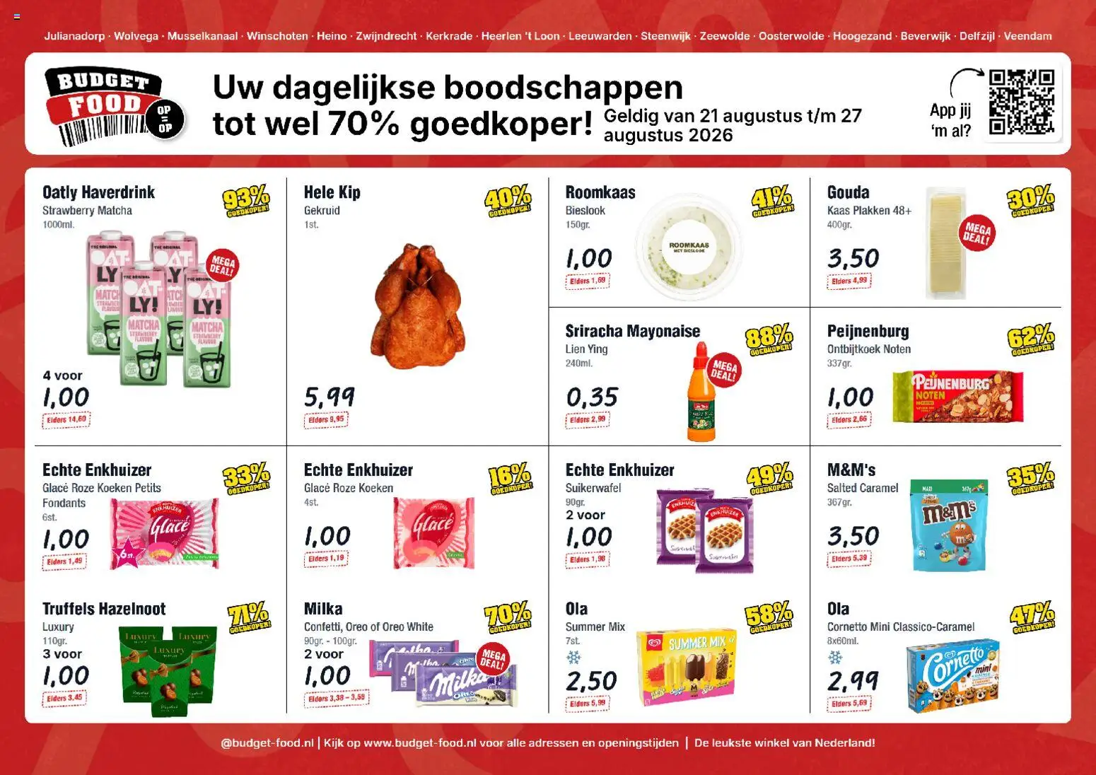 Voorbeeld van Budget Food folder van winkel Budget Food geldig vanaf 21-08-2026