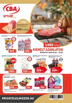 PRIVÁT - PRIVÁT Aktuális szórólap MAX megtekintése, amely érvényes 2026.10.22.-től