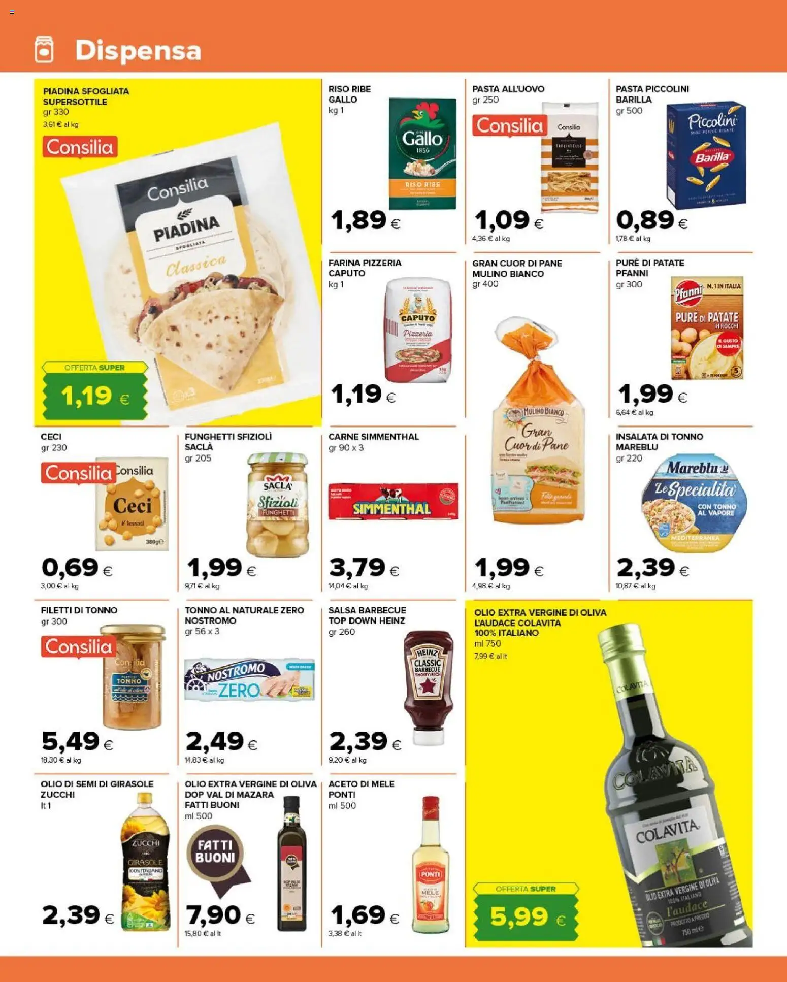 Anteprima dell'opuscolo Tigre volantino Amico dal negozio Tigre valido da 02/09/2026 - Pasta, Insalata, Top, Riso, Farina, Semi di girasole, Aceto, Insalata di tonno
