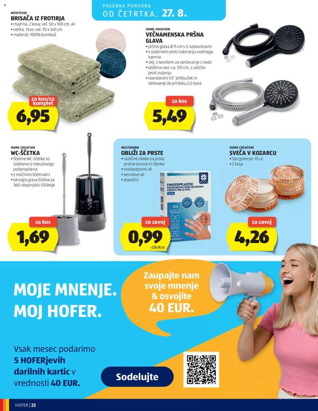 Novi Hofer katalog od 19.08.