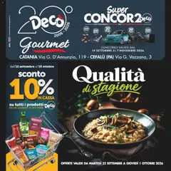 Anteprima dell'opuscolo Decò volantino Gourmet Sicilia dal negozio Decò valido da 22/09/2026