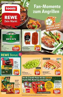 Vorschau von dem Prospekt des Geschäftes Rewe, gültig ab dem 08.06.2026
