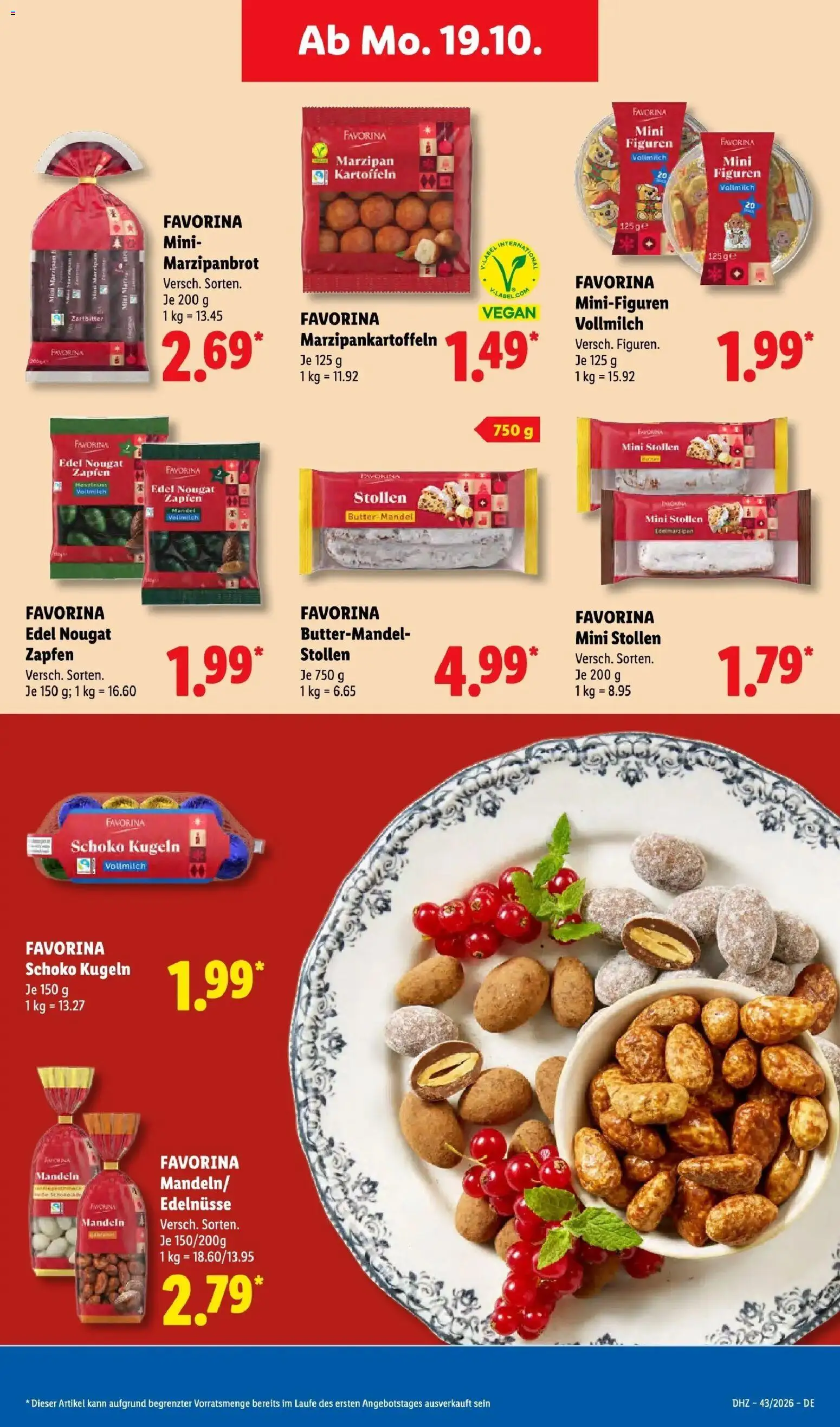 Vorschau von dem Prospekt des Geschäftes Lidl, gültig ab dem 19.10.2026