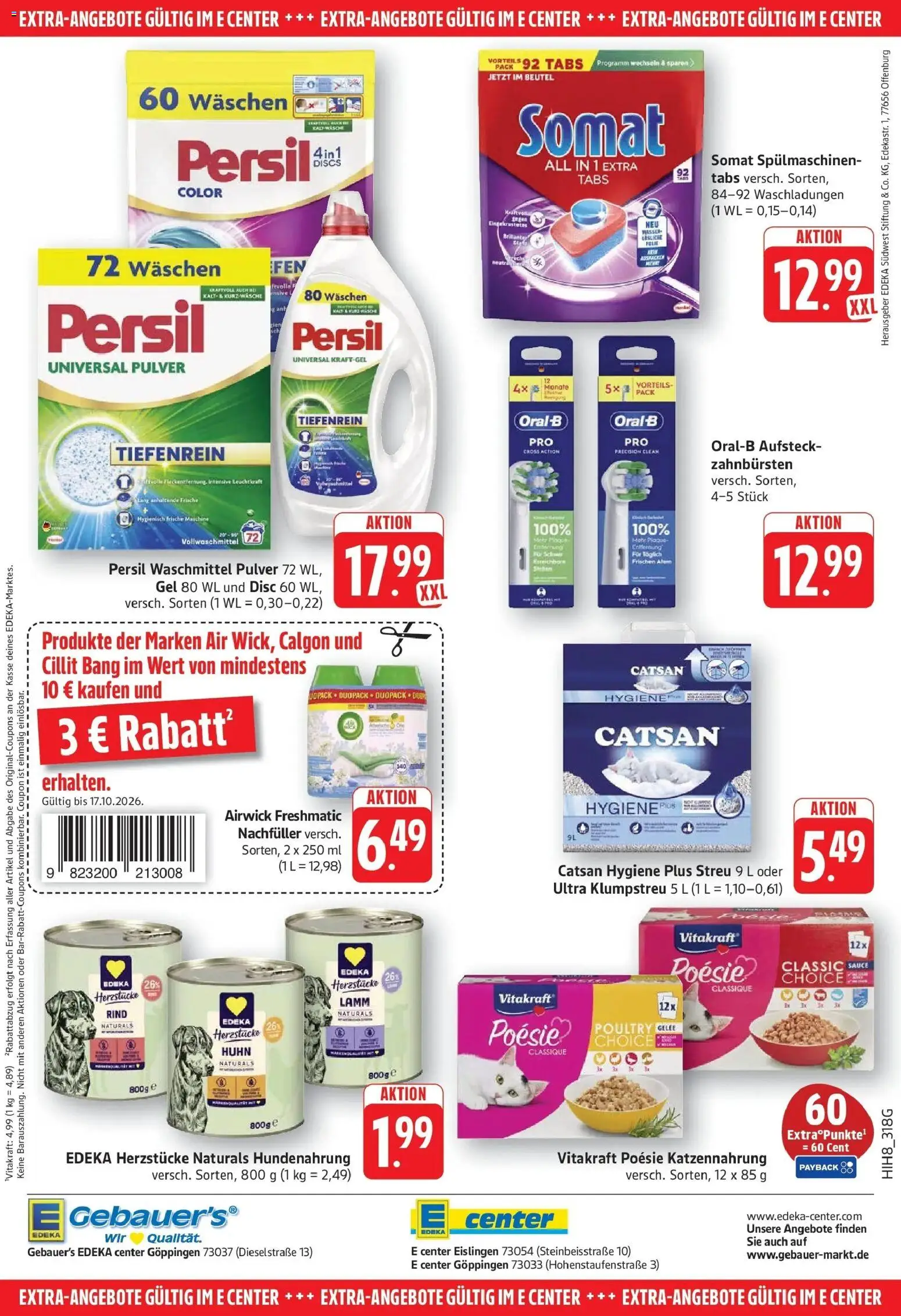 Vorschau von dem Prospekt des Geschäftes Edeka, gültig ab dem 12.10.2026
