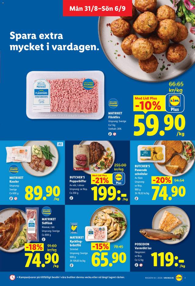 Nytt Lidl reklamblad från 31/08