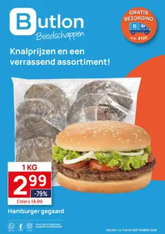 Voorbeeld van Butlon folder van winkel Butlon geldig vanaf 14-09-2026