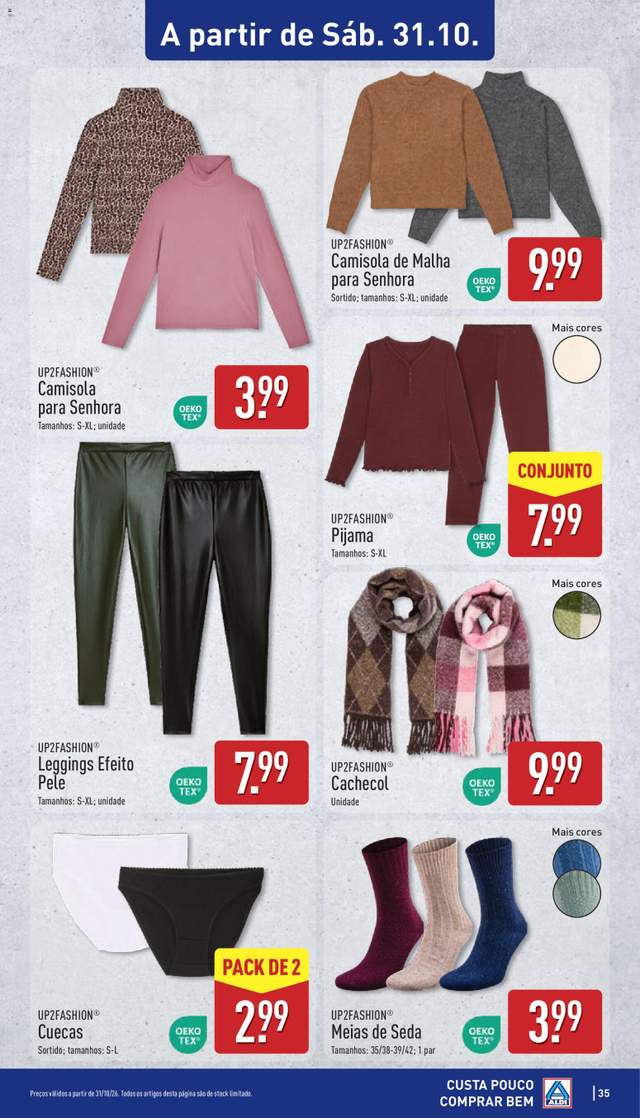 Novo folheto Aldi a partir de 26/10