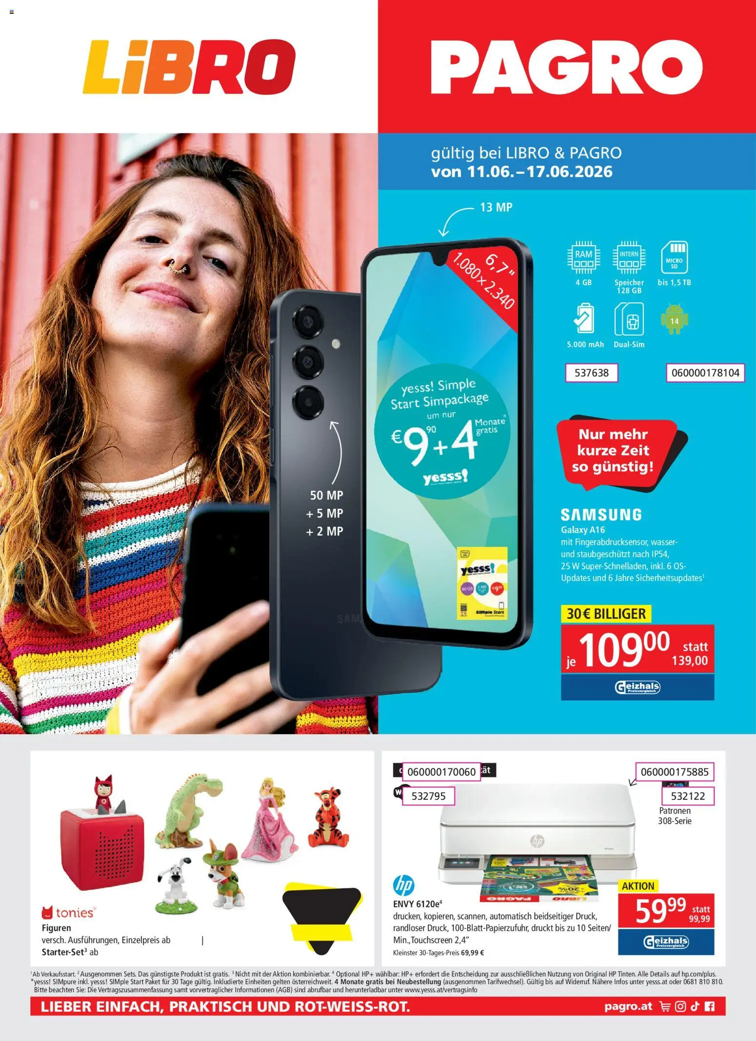 Vorschau der Angebote: Pagro-Diskont Pagro-Diskont Flugblatt gültig ab 11.06.2026 - Samsung, Wasser