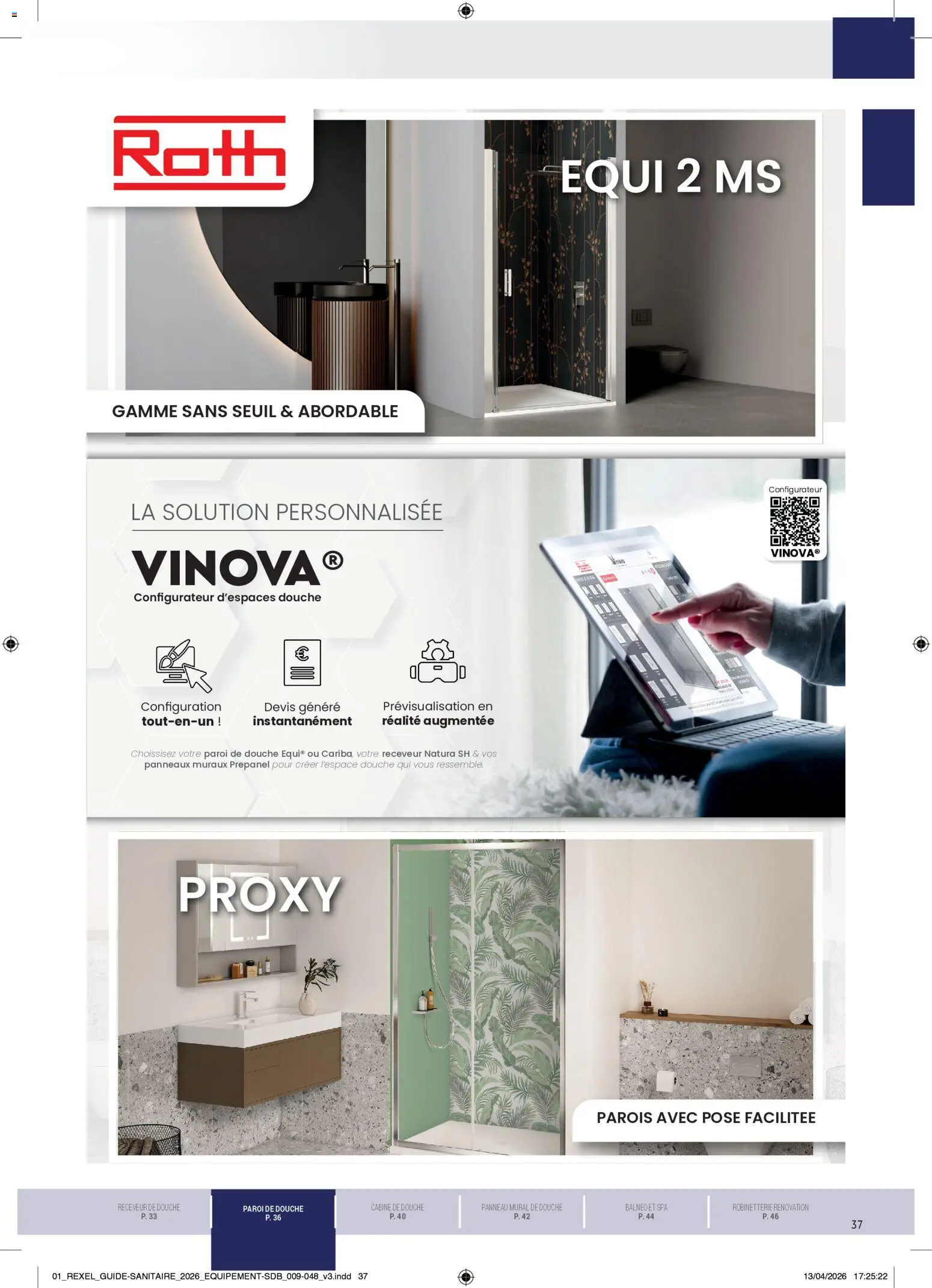 Prévisualisation de Rexel - Brochure Sanitaire du magasin Rexel formulaire valide 20/04/2026 - Douche