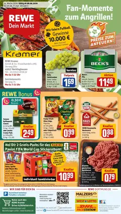 Vorschau von dem Prospekt des Geschäftes Rewe, gültig ab dem 08.06.2026
