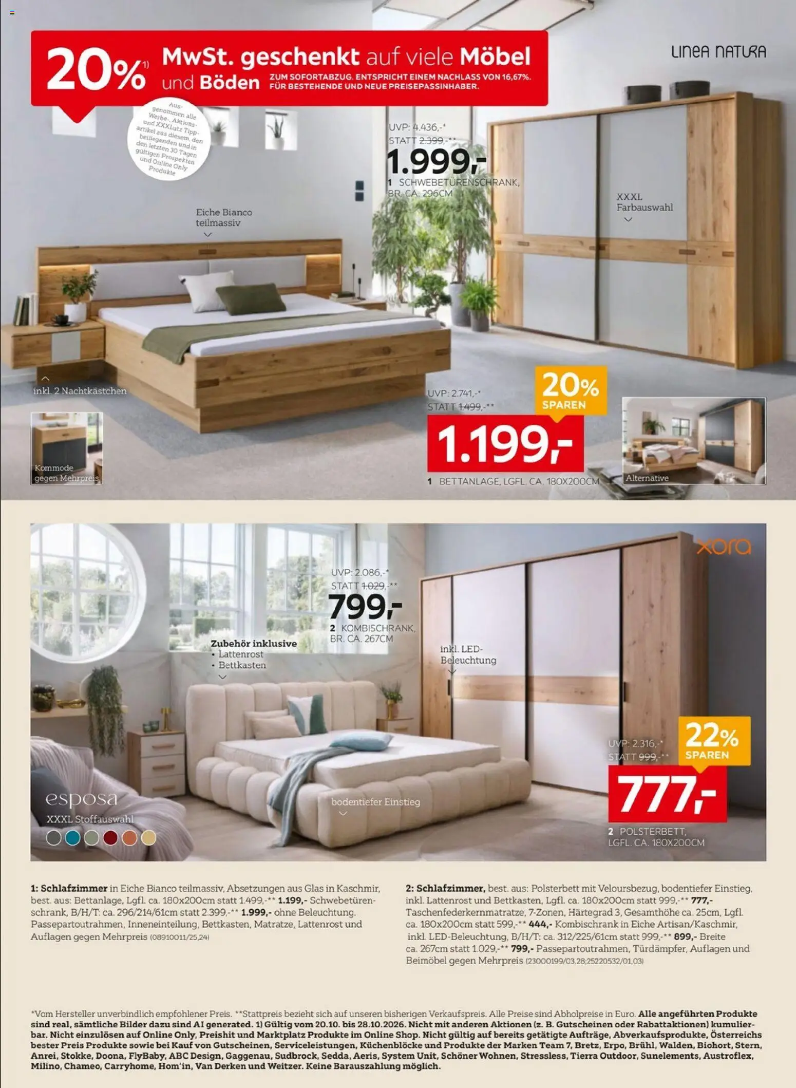 Vorschau der Angebote: XXXLutz XXXLutz web 3 gültig ab 20.10.2026 - Kommode, Lattenrost