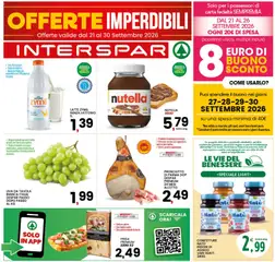 Anteprima dell'opuscolo Interspar volantino dal negozio Interspar valido da 21/09/2026