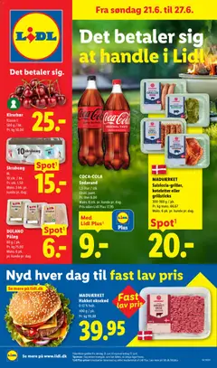 Eksempel på tilbudsavis Lidl - Tilbudsavis fra butik Lidl gyldig fra 21/06/2026