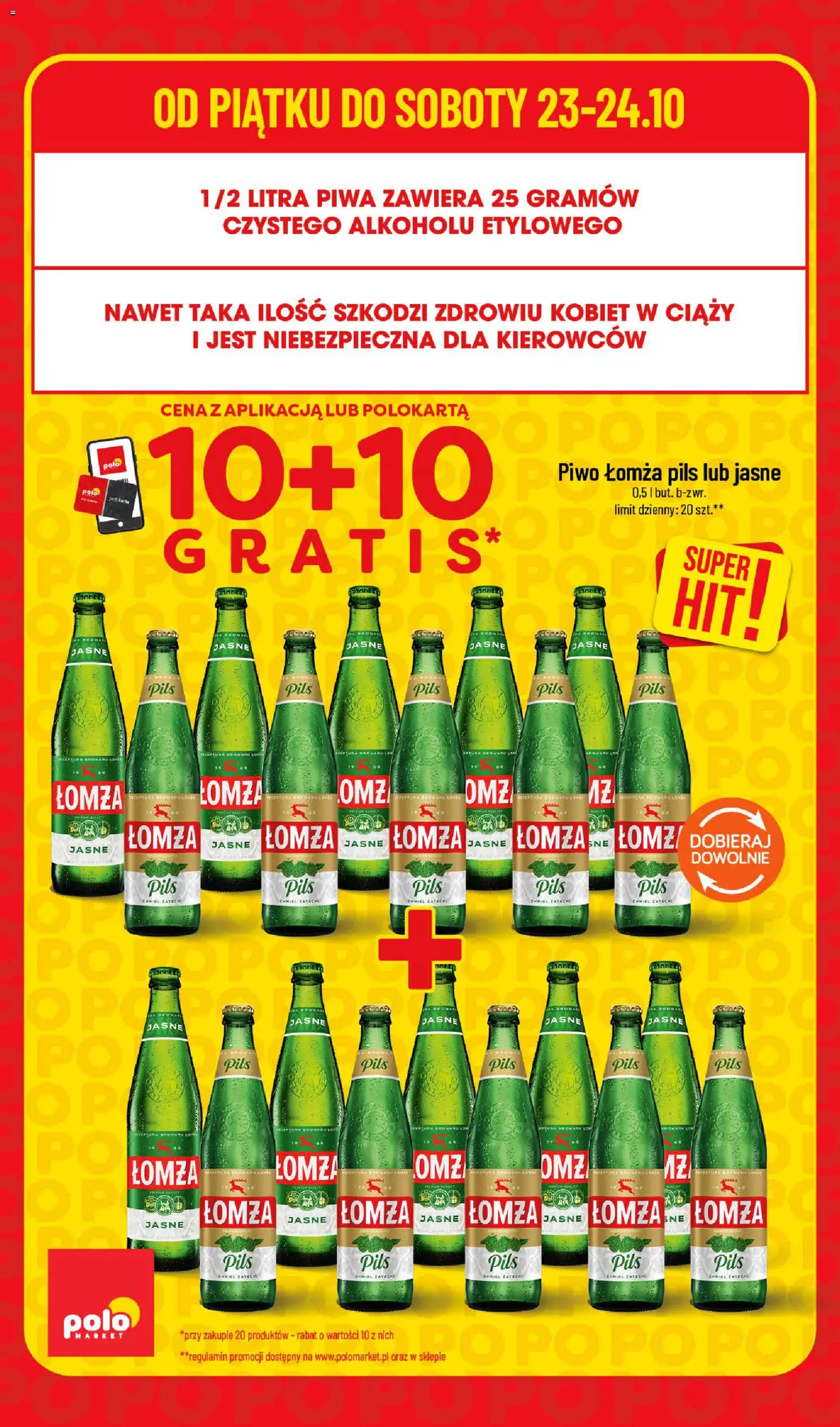 Pogląd gazetki "POLOmarket gazetka - Super Hity" ze sklepu POLOmarket ważnej od 22.10.2026
