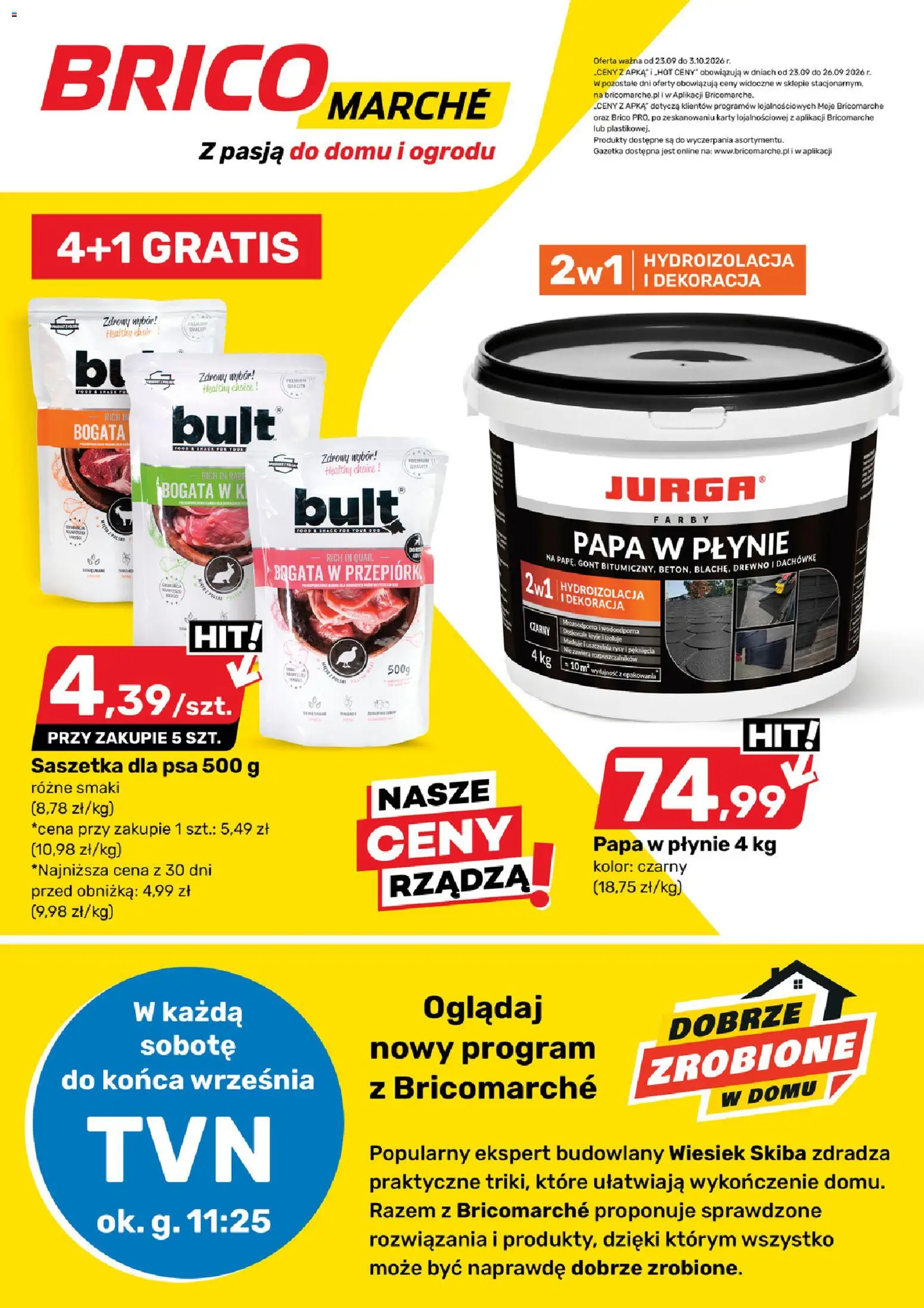 Pogląd gazetki "Brico Marché gazetka" ze sklepu Brico Marché ważnej od 23.09.2026
