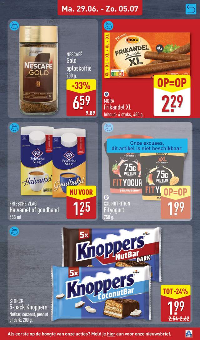 Nieuwe Aldi folder vanaf 29-06