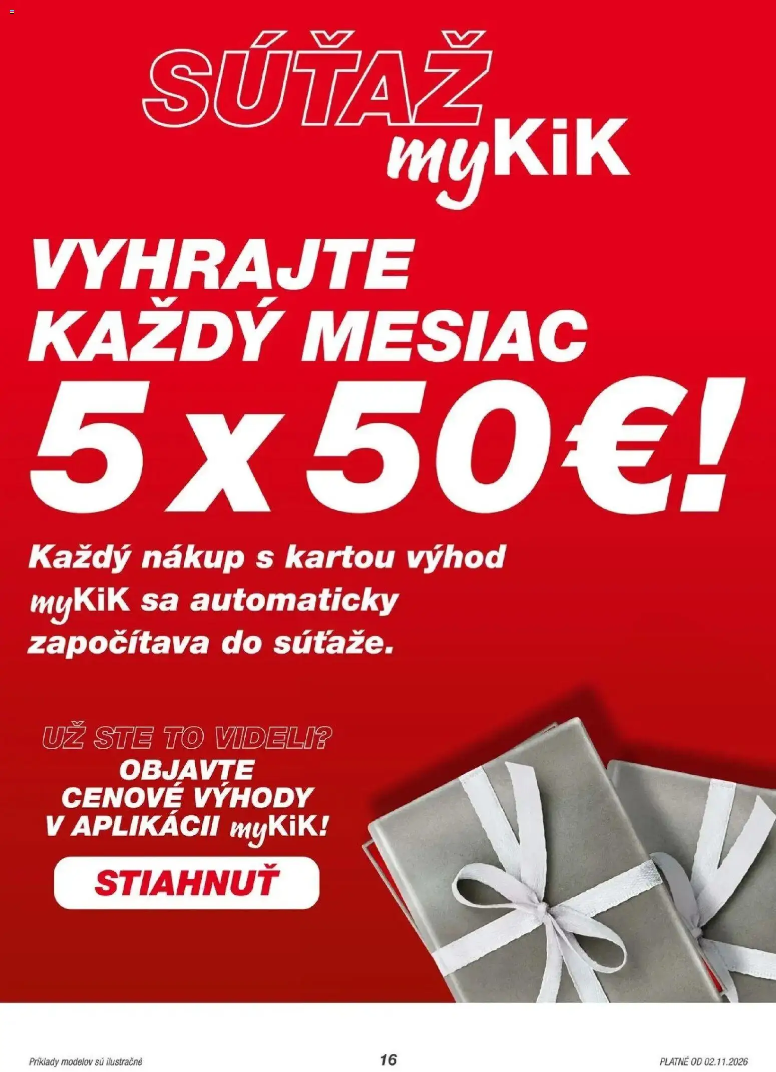 Náhľad Kik letáku platného od 30.10.2026