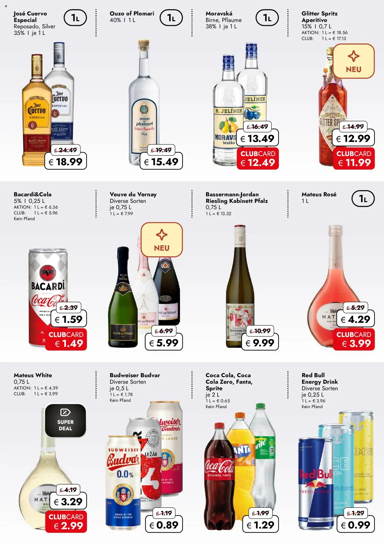 Vorschau von dem Prospekt des Geschäftes Travel Free, gültig ab dem 04.09.2026 - Red bull, Coca cola, Cola, Ouzo, Energy, Sprite, Budweiser, Ouzo plomari