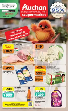 Auchan - Auchan Szupermarket akciós újság megtekintése, amely érvényes 2026.10.29.-től