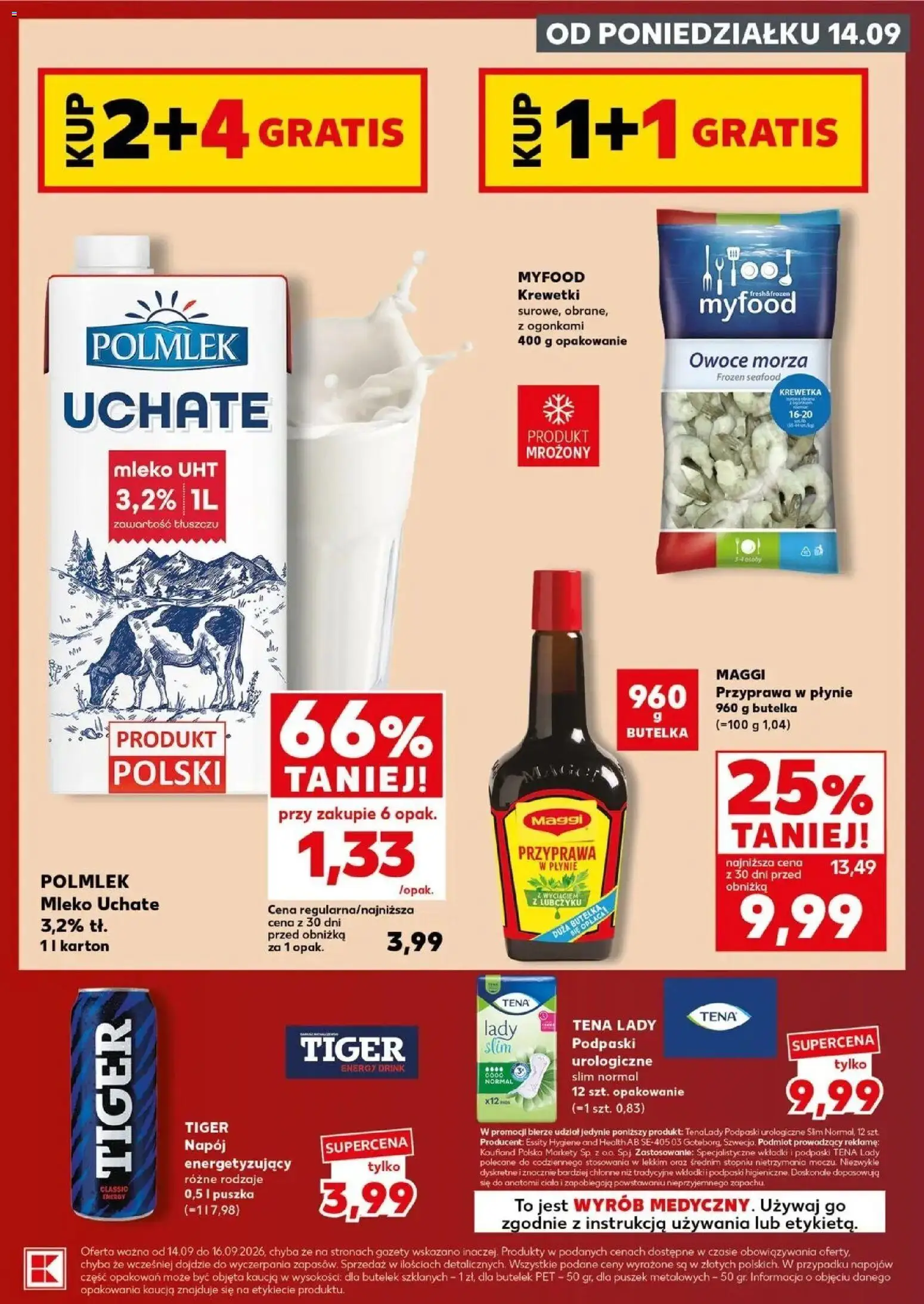 Pogląd gazetki "Kaufland gazetka - Mocny start" ze sklepu Kaufland ważnej od 14.09.2026