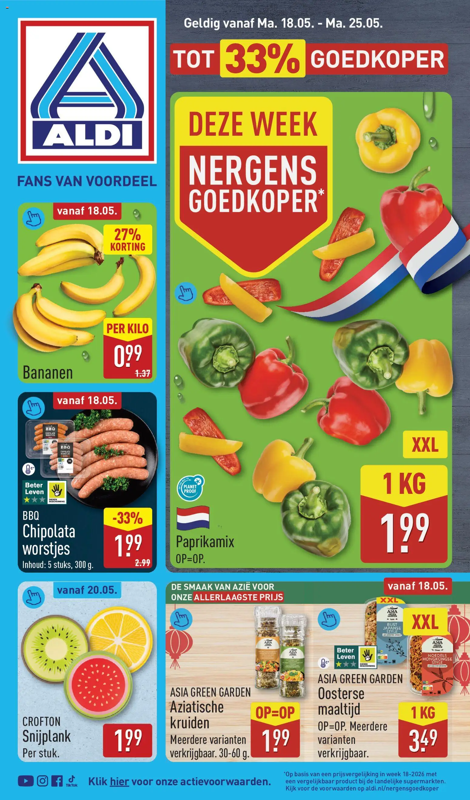 Voorbeeld van Aldi folder week 21 van winkel Aldi geldig vanaf 18-05-2026