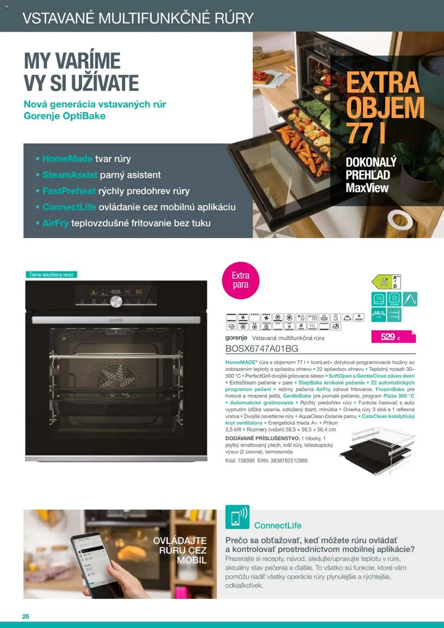 Náhľad XXXLutz letáku platného od 01.05.2026 - Pizza, Hodiny, Mobil, Rúra, Rošt, Osvetlenie