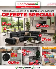 Anteprima dell'opuscolo Conforama volantino dal negozio Conforama valido da 24/08/2026