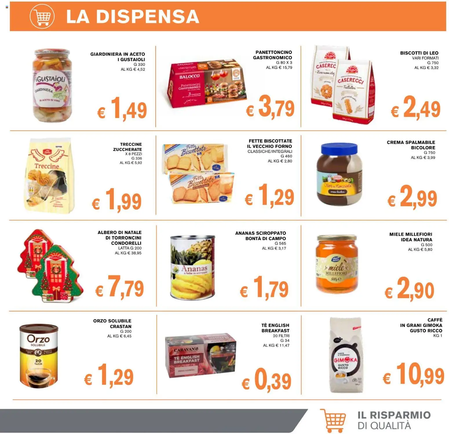 Anteprima dell'opuscolo Coal volantino èccoMi Guardiagrele dal negozio Coal valido da 22/10/2026 - Forno, Crema, Albero di natale, Vino, Fette biscottate, Aceto, Sciroppo, Torroncini