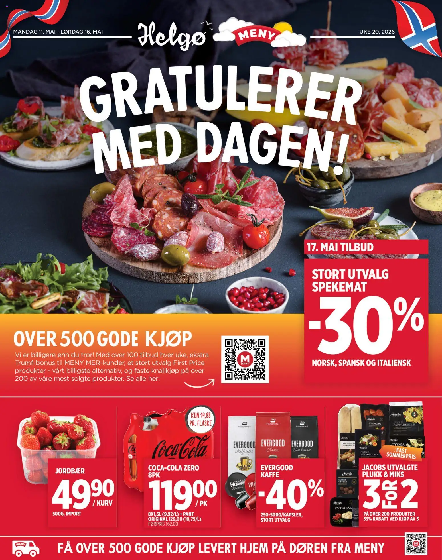 Forhåndsvis Meny Helgø kundeavis fra butikk Meny gyldig fra 11/05/2026