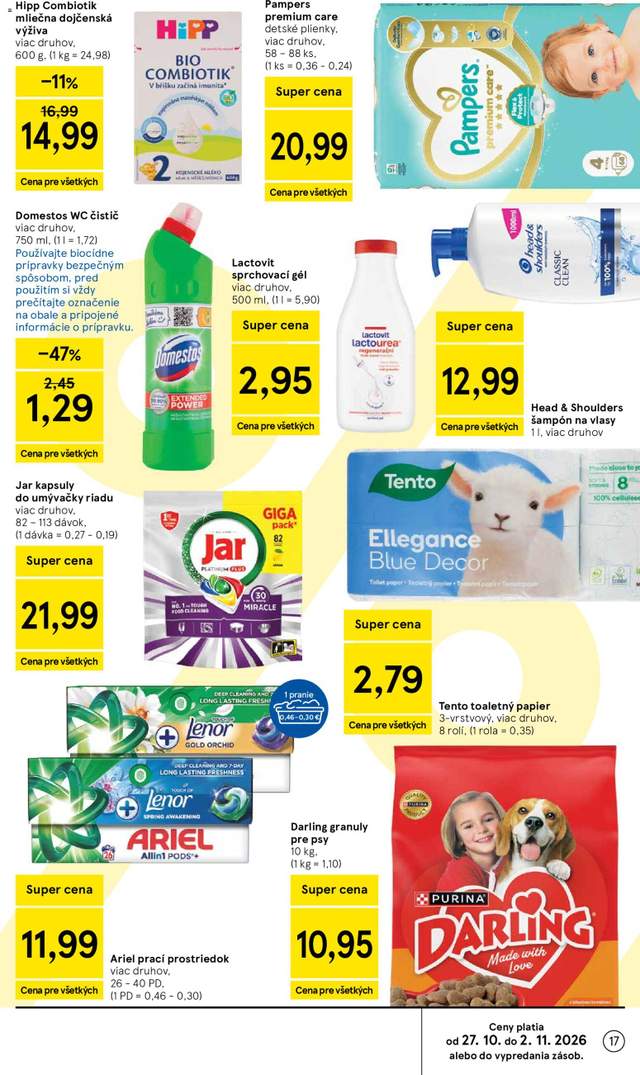 Nový Tesco leták od 28.10.