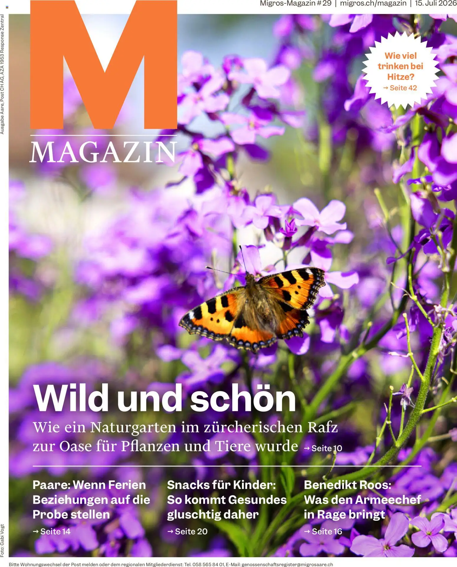 Vorschau des Merkblatts Migros aktionen Magazin vom Shop Migros gültig von 15.07.2026 bis 21.07.2026 - Snacks, Magazin