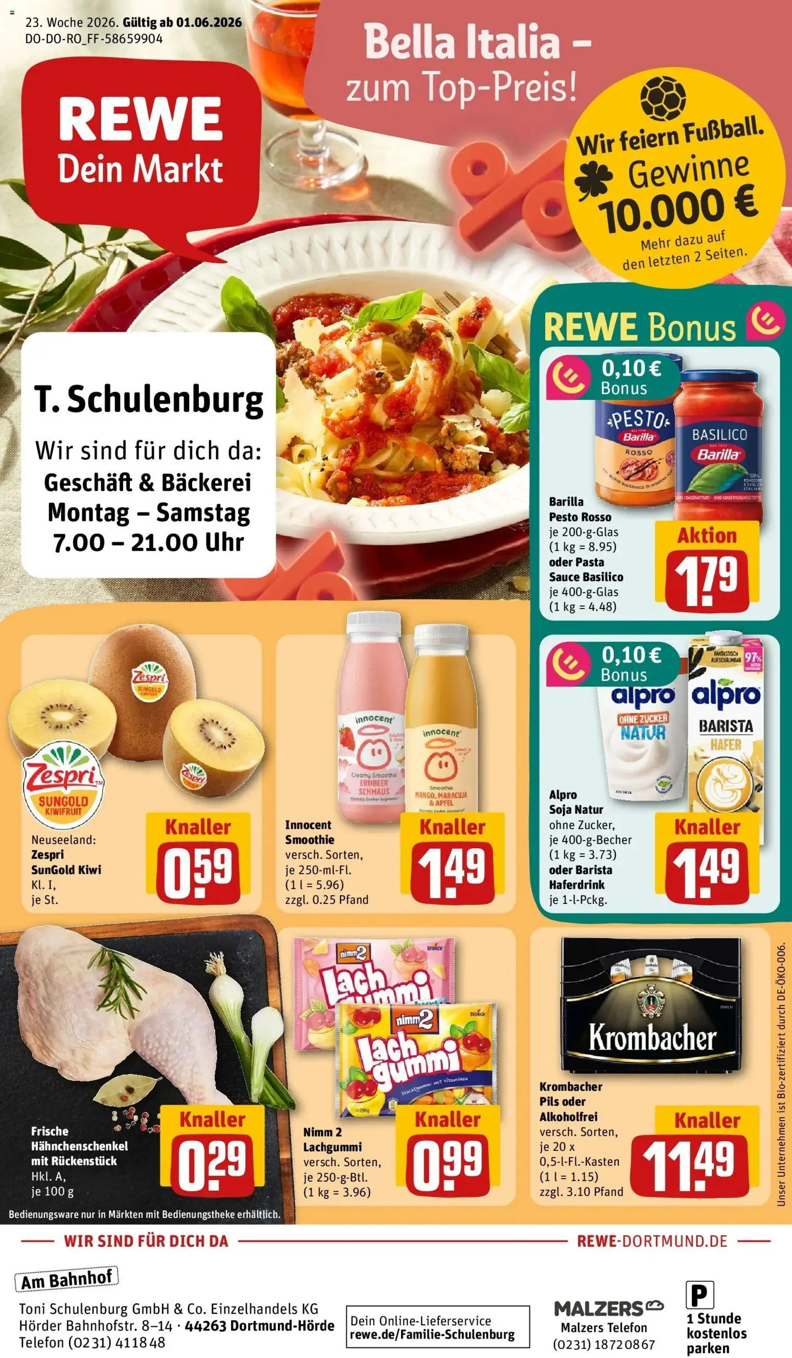 Vorschau von dem Prospekt des Geschäftes Rewe, gültig ab dem 01.06.2026