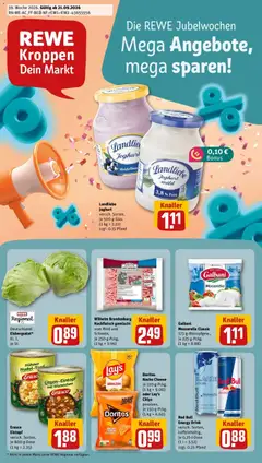 Vorschau von dem Prospekt des Geschäftes Rewe, gültig ab dem 21.09.2026