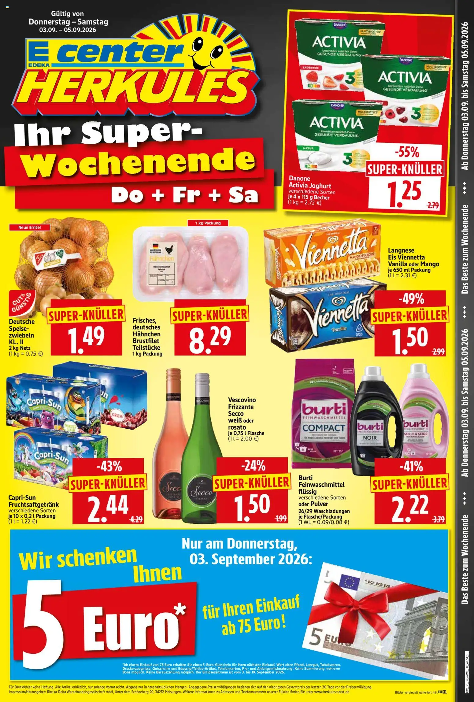 Vorschau von dem Prospekt des Geschäftes HERKULES, gültig ab dem 03.09.2026