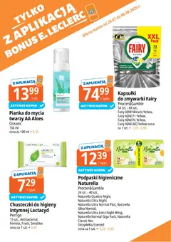Pogląd gazetki "E.Leclerc gazetka - Tylko Z Aplikacją Bonus" ze sklepu E.Leclerc ważnej od 28.07.2026