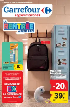 Voorbeeld van Carrefour la Rentrée van winkel Carrefour geldig vanaf 22/07/2026